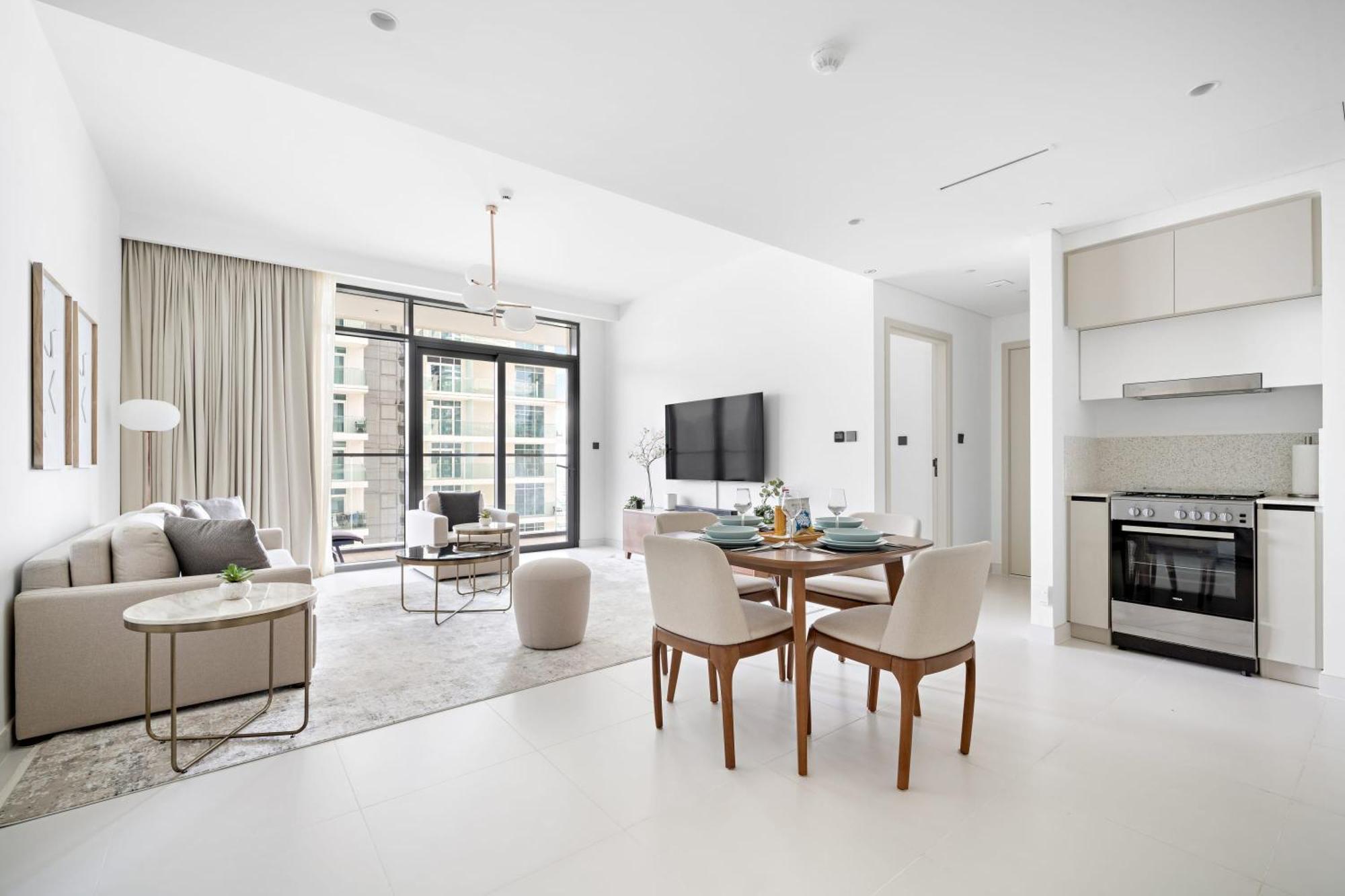 Silkhaus Sea And View 1bdr In Marina Vista Apartment *